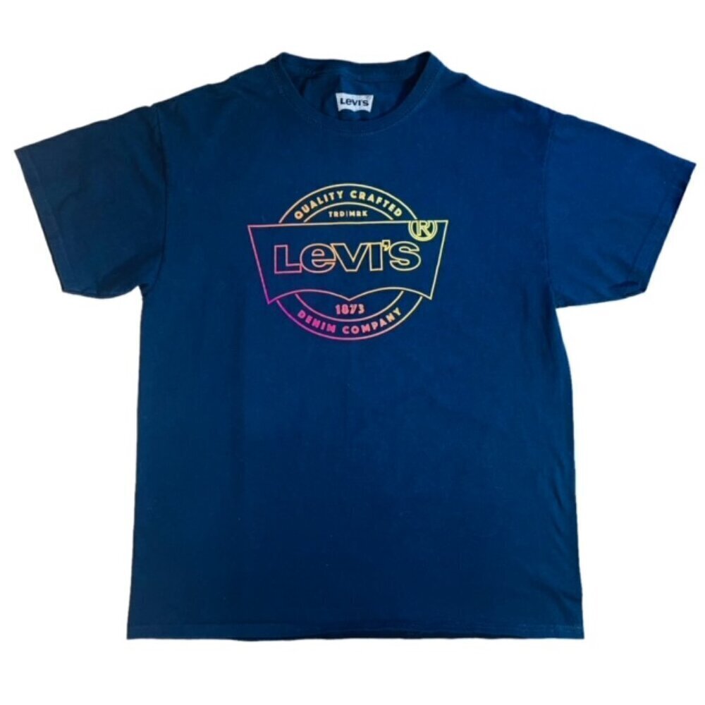 LEVI'S Graphic Logo Short Sleeve T-Shirt - Size Large - Picture 1 of 4